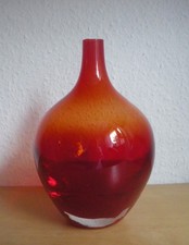 Stück Ikea Salong Vase Blumenvase Vasen Glas rot  20 cm Deko TOP