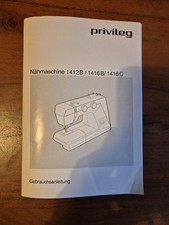 Gebrauchsanweisung Nähmaschine  Privileg Quelle