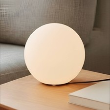 Lindby Tischlampe Kugel Glas