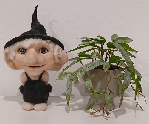 Handpuppe kobold filz puppe - handpuppe,