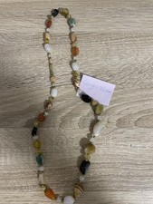 Edelstein Kette, Aus Naturedelsteine, im Carbochon Schliff, Neuwertig 