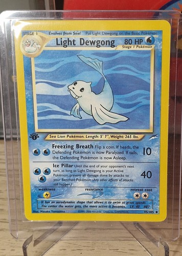 Pokémon karte dewgong 105 - karte, 45/105