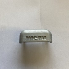 10 St. Wasserschlitzkappen Entwässerungskappen Weru Fenster PVC, Farbe: Silber,