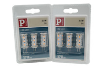 6x Paulmann 2,5W G4 12V LED-Leuchtmittel Stiftsockel 170lm 2700k