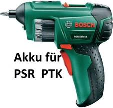 Neuer Akku für Bosch PSR Select 3,6, PKP 3.6 LI, PTK 3.6   Neu & Frisch