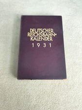 Deutscher Reichsbahn Kalender 193 Topp Zustand Leder Präsidentenausgabe 