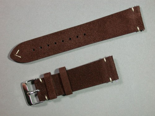 Wildleder uhrenarmband - wildleder,