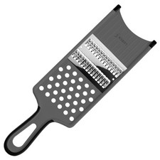 LURCH Julienne Gemüsehobel mit Kronenreibe u. Restehalter für Gemüse, Obst, Hart