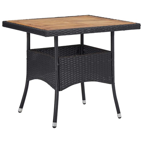 Garten esstisch schwarz poly - schwarz,