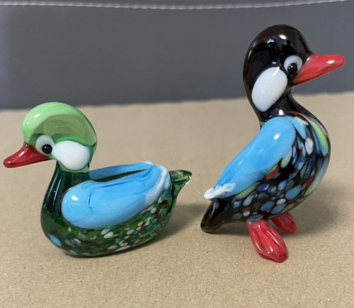 Murano glas enten - ,