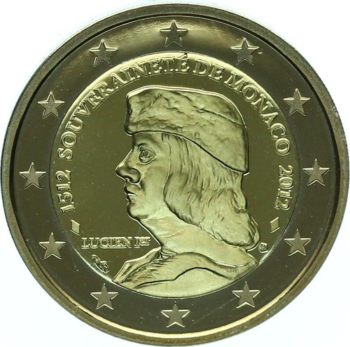 Monaco gedenkmünze euro - 2,