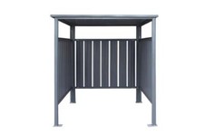 Westmann Stahl Fahrradgarage Unterstand | Anthrazit | 203x180x210 cm – Sicherer 