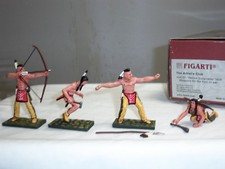 FIGARTI JU4101 US WILD WEST AMERIKANISCH INDISCHE WAFFEN FÜR DIE WARJAGD FIGUR SET  