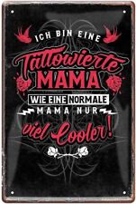 Blechschild Lustiger Tattoo