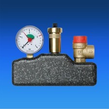 Afriso Kesselsicherheitsgruppe KSG30 Sicherheitsventil 3 bar Entlüfter Manometer