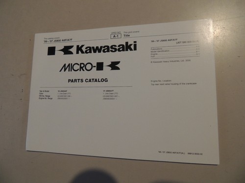 Parts catalog kawasaki jet - catalog,