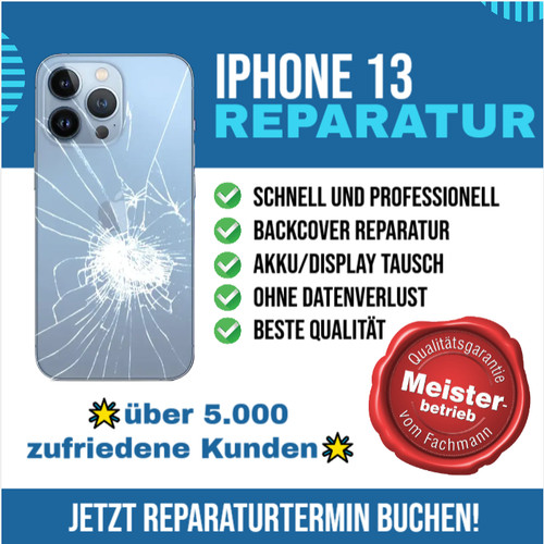 Iphone backcover reparatur - 13,