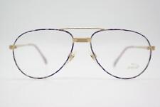 Vintage Brille Jaguar 304-350 Gold Violett Oval Brillengestell eyeglasses