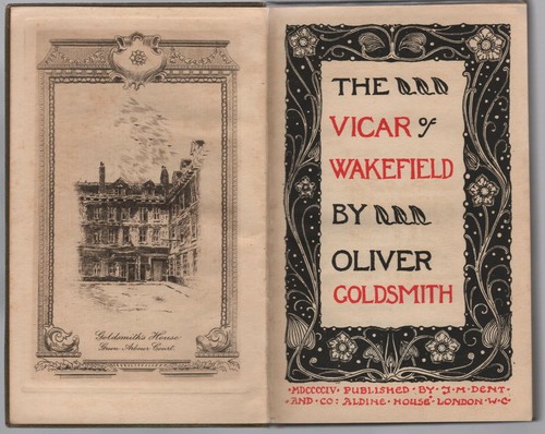Oliver goldsmith the vicar - oliver,