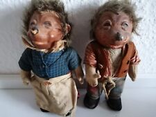2 alte Mecki Figuren von Steiff