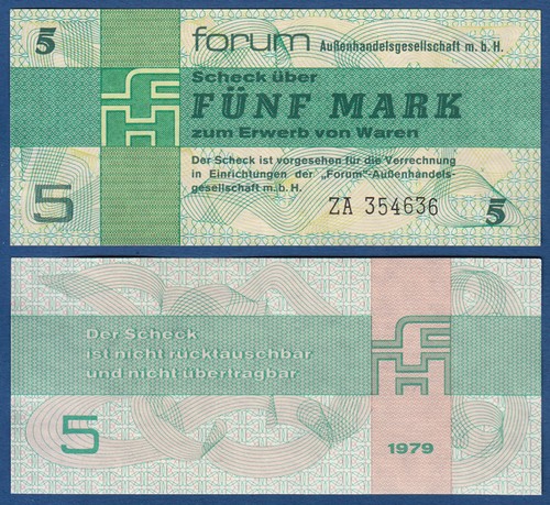 Ddr mark forum ersatznote - 5,