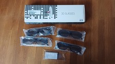 4 x  3 D Brillen ( 3D FPR Glasses) neu und unbenutzt - bei Technisat TV dabei