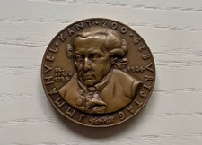 Immanuel Kant, Bronzemedaille a.d. Jahr 1924 zum 200. Geburtstag