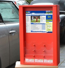 FLYERKASTEN INFOTERMINAL FÜR 43CM 17" MONITOR TOUCHSCREEN +PC ALS KASSE REKLAME