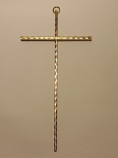 Messing Kreuz - Wandkreuz - 25