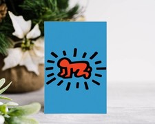 Keith Haring Kunstwerk Postkarte, neu, unbenutzt, 3,9 x 5,8 Zoll EE7