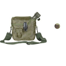 MFH US Feldflasche eckig Tragegurt Trinkflasche Umhänge Flasche Army Military