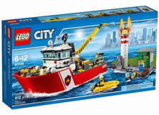 SEHR SELTEN! LEGO 60109 City Feuerwehrboot Motorboot Feuerwehr *NEU & Versiegelt*