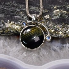 Falkenauge Anhänger, 925er