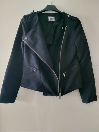 Bikerjacke wildlederlook - bikerjacke, in