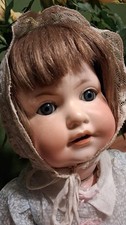 antike Porzellankopfpuppe A5M  971 (Armand Marseille)  ca 42 cm