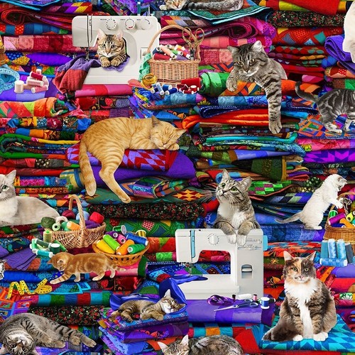 Katzen stoff m cats - katzen, 19,80€/m