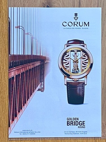 Corum golden bridge round - corum,