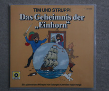 Hörspiel LP EMI Herge Tim und Struppi Das Geheimnis der Einhorn Neu, ungespielt
