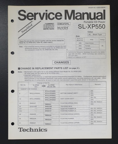 Original service manual für - service,