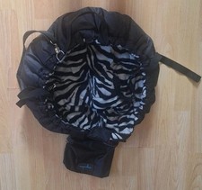 Napidoo Hundekorb Tragetasche Black Zebra Wie Neu