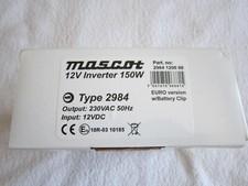 Mascot 12 V Inverter 150 W Wechselrichter 2984120000 Euro Stecker   1579