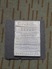 6er Gefechtsspange Paris / Sedan / Wörth / Weissenburg / Colombey ... / Mont ...