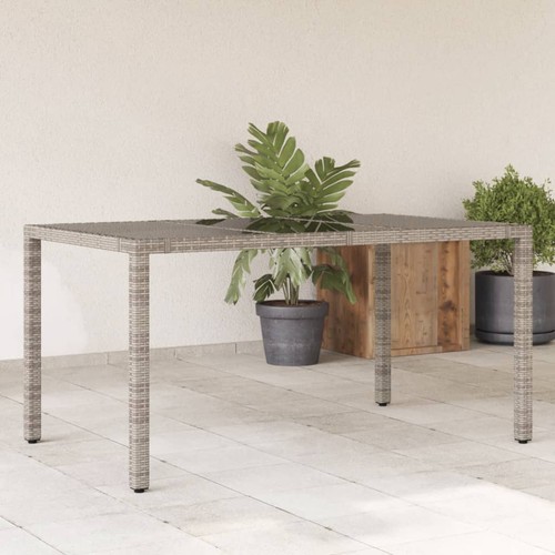 Gartentisch mit glasplatte - gartentisch,