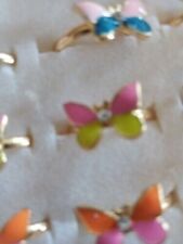 Kinder Ring Schmetterling Gr. verstellbar, verschiedene Farben wählbar