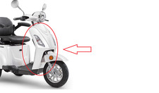 Frontverkleidung Dekor weiß