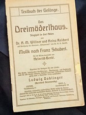 Das dreimaderhaus singspiel - singspiel, in