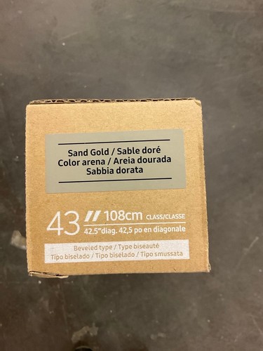 Samsung sandgoldener rahmen - sandgoldener, 43