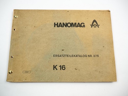 Hanomag k16 laderaupe - hanomag,