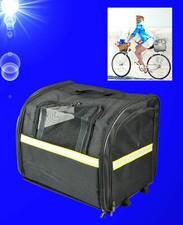 1A Hunde Katze 6 kg 🐶🐱 PACKTASCHE FÜR FAHRRAD GEPÄCKTRÄGER Reise Transportbox