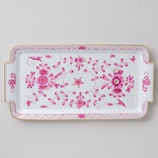 Meissen Tablett Indisch Purpur Reich 1. Wahl nach 1934 unbeschädigt